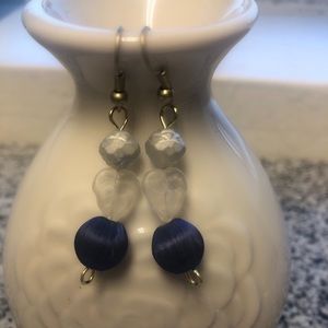 Forest Fairy Rose & Balls earrings
